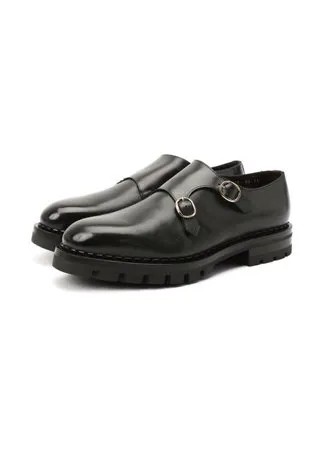 Кожаные монки Santoni