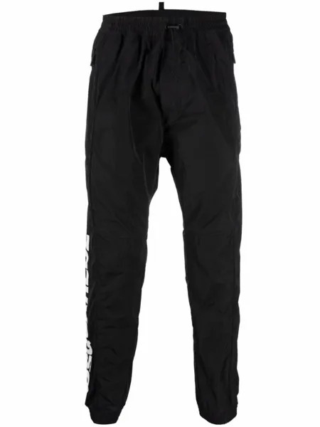 Dsquared2 спортивные брюки с логотипом, черный
