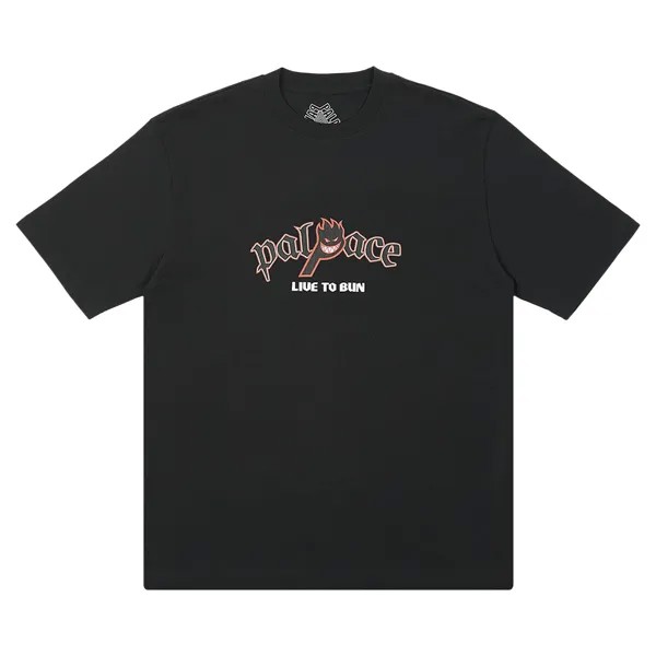 Футболка Palace x Spitfire с P-Head, черная