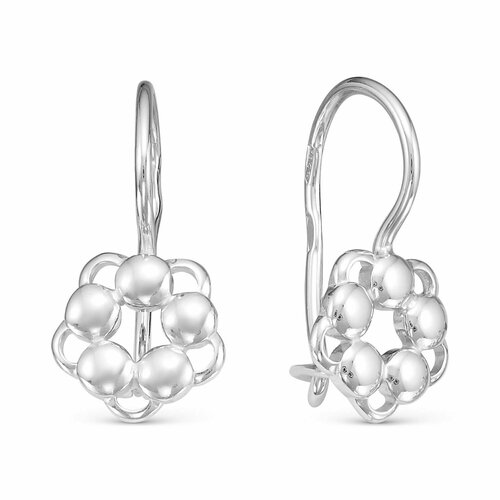 Серьги серебро, 925 проба, серебряный