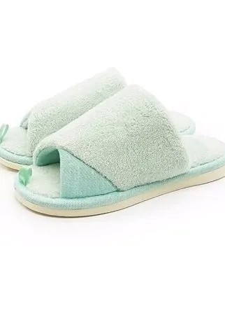 Тапочки Smile of Milady Женские нежно-бирюзовые махровые А-82-350-19.5 отк р.41