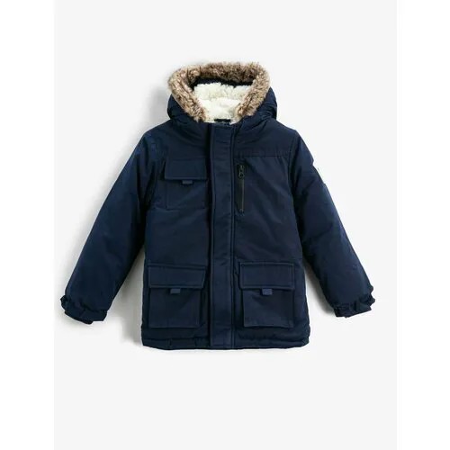 Куртка KOTON, размер 7-8 лет, синий