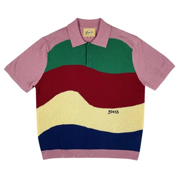 Поло Glass Cypress Knit Polo, разноцветный