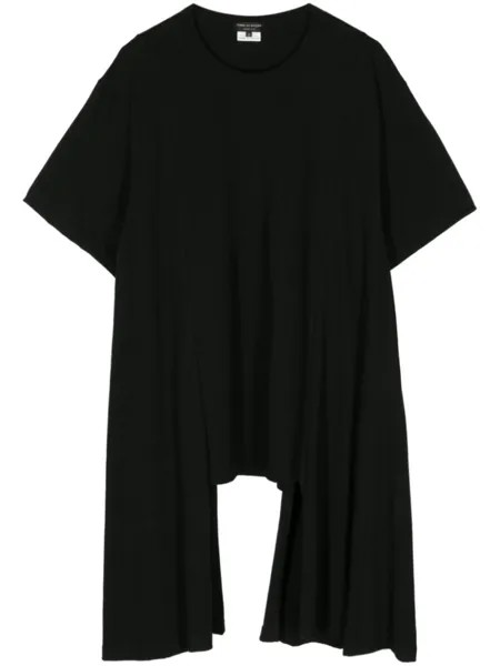 Футболка с оборками Comme des Garçons Homme Plus, черный