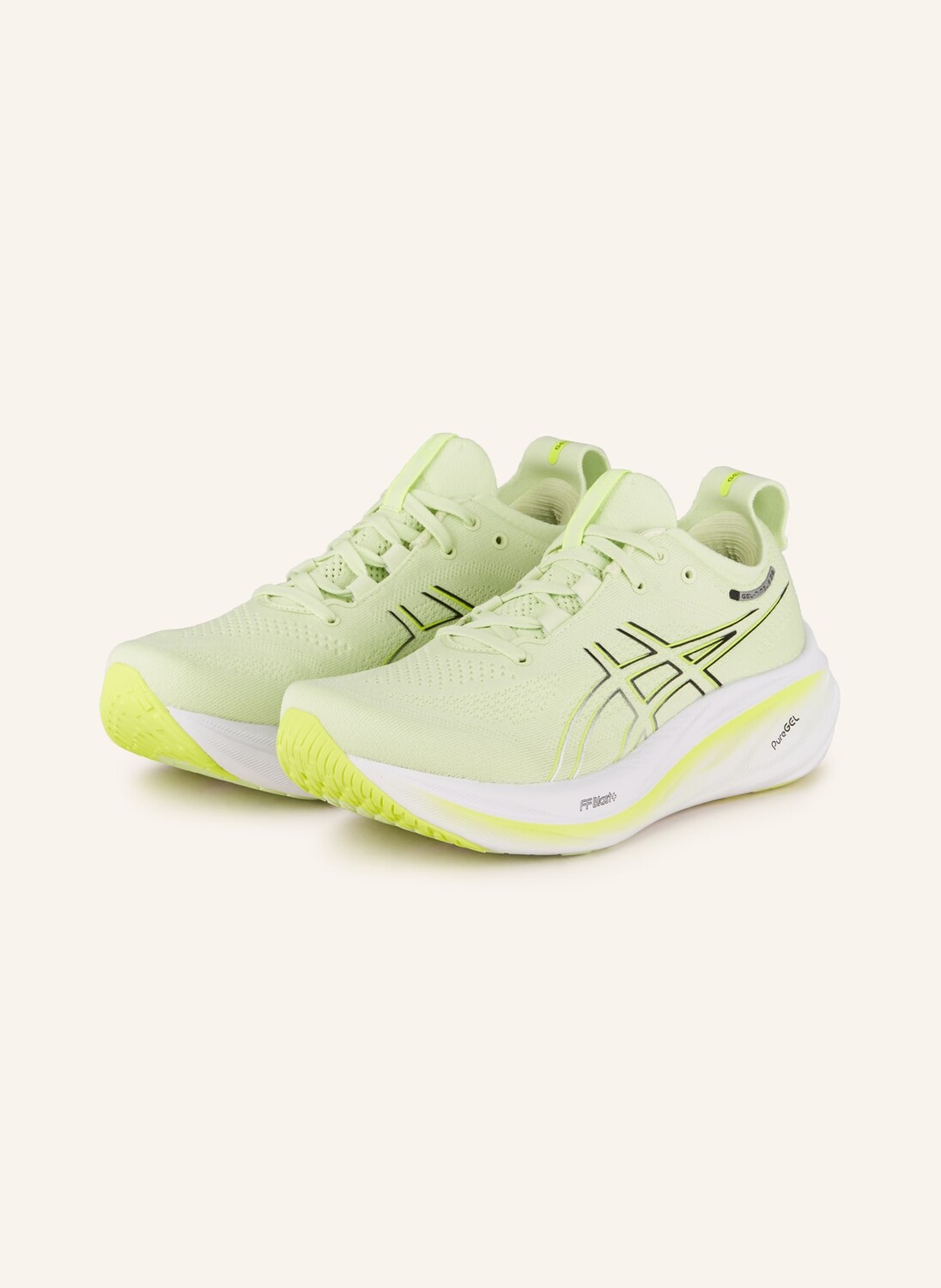 Кроссовки gel-nimbus 26 ASICS, светло-зеленый