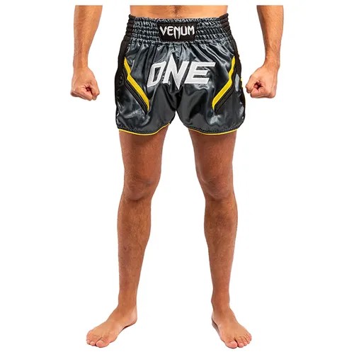 Шорты для тайского бокса Venum ONE FC Impact Black (XL)