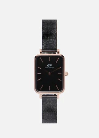 Наручные часы Daniel Wellington Quadro Pressed Ashfield, цвет чёрный