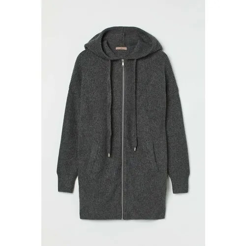 Кардиган H&M, размер 4XL, серый