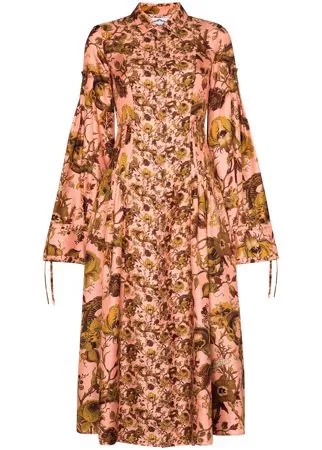 Evi Grintela платье макси Love с цветочным принтом