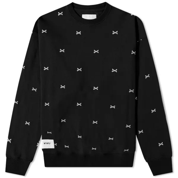 Толстовка WTAPS Acne Bones Crew Sweat