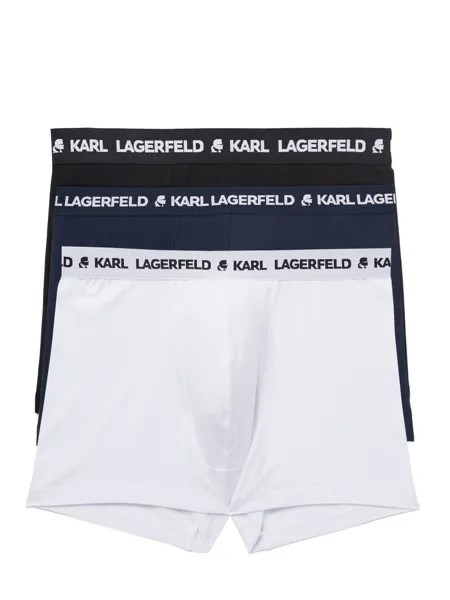 Трусы боксеры Karl Lagerfeld, ночной синий/черный/белый