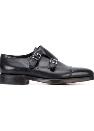 John Lobb туфли дерби с пряжками