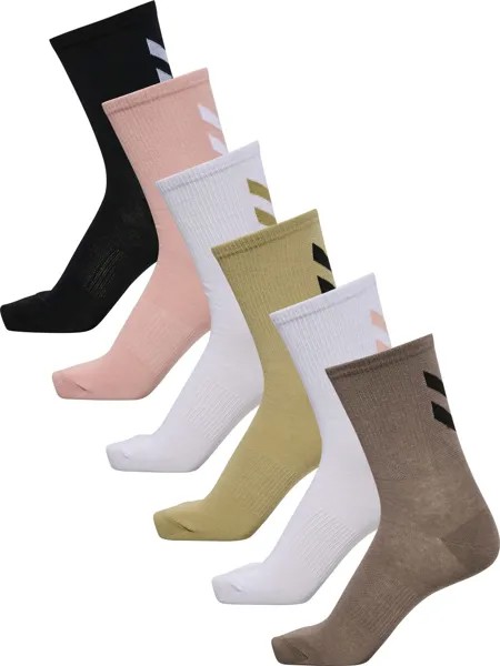 Спортивные носки Hummel LEGACY CHEVRON, зеленый/розовый/черный/белый