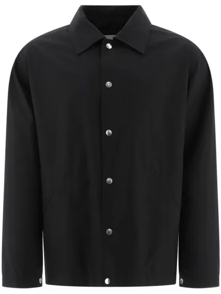 Jil Sander куртка с логотипом, черный