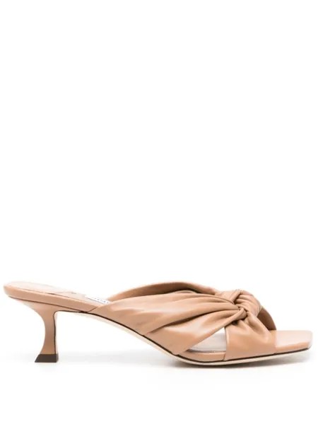 Jimmy Choo мюли Avenue 50, нейтральный цвет