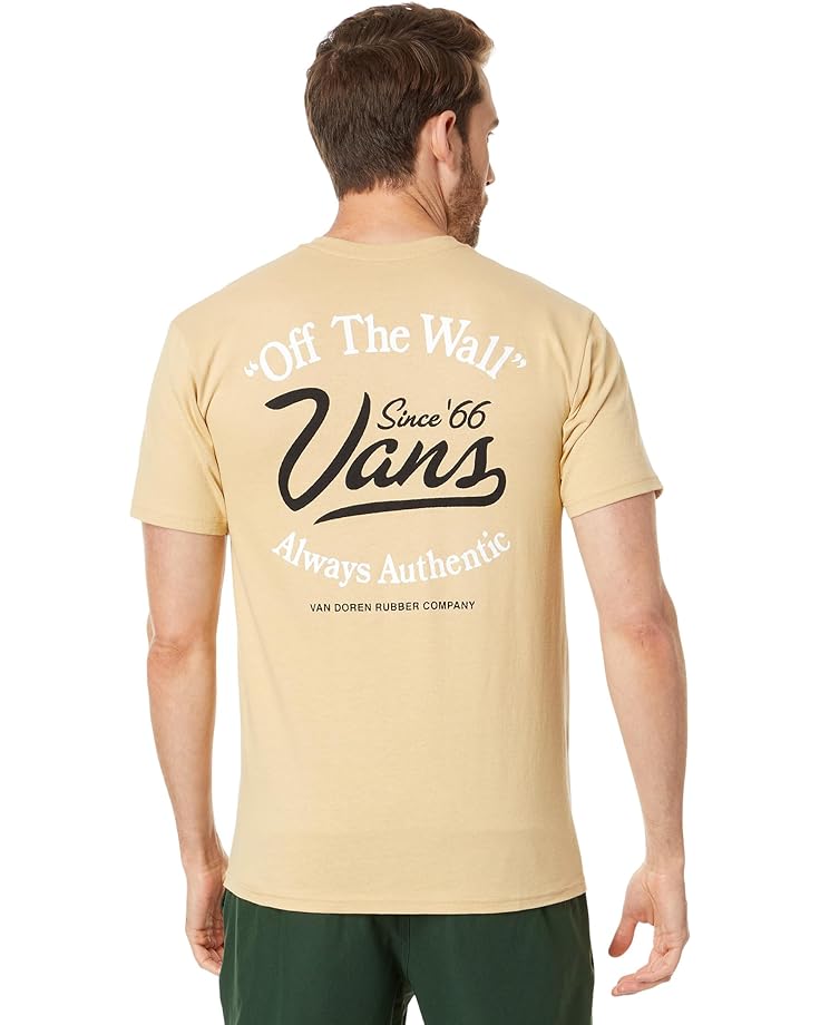 Футболка Vans Gas Station Logo Short Sleeve Tee, цвет Taos Taupe