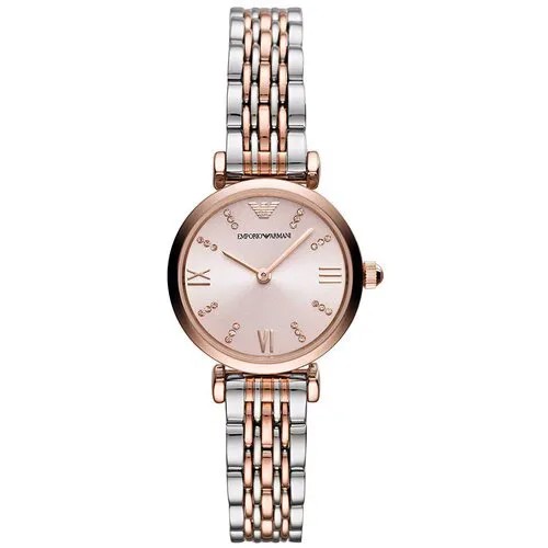 Наручные часы EMPORIO ARMANI Gianni T-Bar AR11223, золотой, розовый