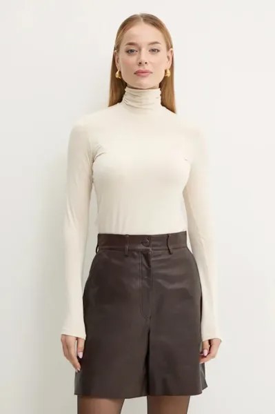 Лонгслив Weekend Max Mara, бежевый