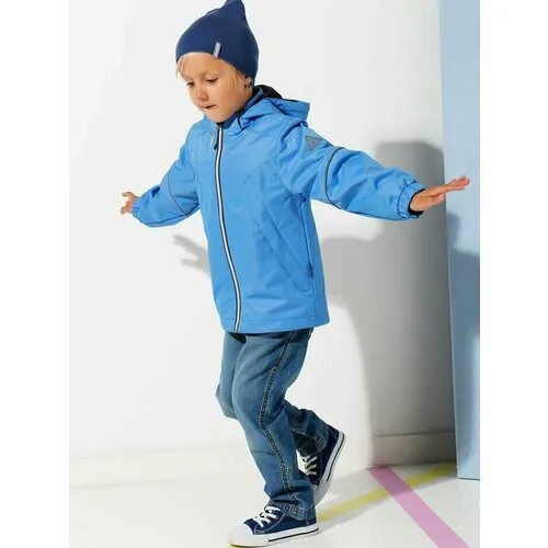 Парка crockid, размер 80-86/52, голубой