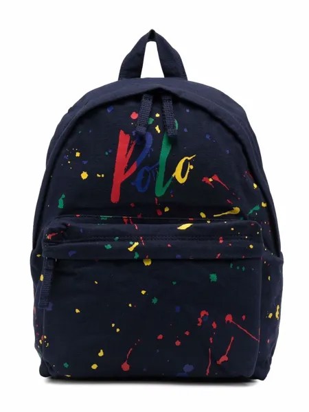 Ralph Lauren Kids рюкзак с эффектом разбрызганной краски