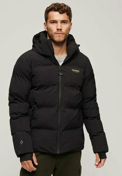 Куртка Superdry ПУХОВИК С КАПЮШОНОМ, черный