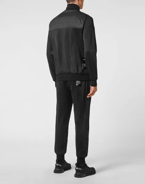 Спортивный костюм: куртка на молнии + спортивные штаны Tiger. Plein Sport, черный