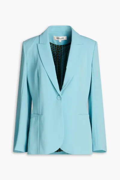 Креповый пиджак Diane Von Furstenberg, голубое небо