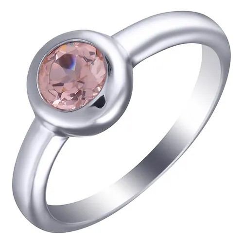 Кольцо ELEMENT47 серебро, 925 проба, фианит, размер 18