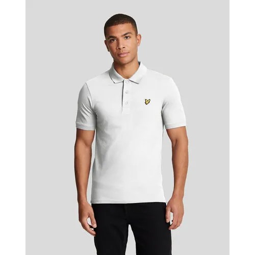 Поло Lyle & Scott Plain Polo Shirt, размер XL, белый