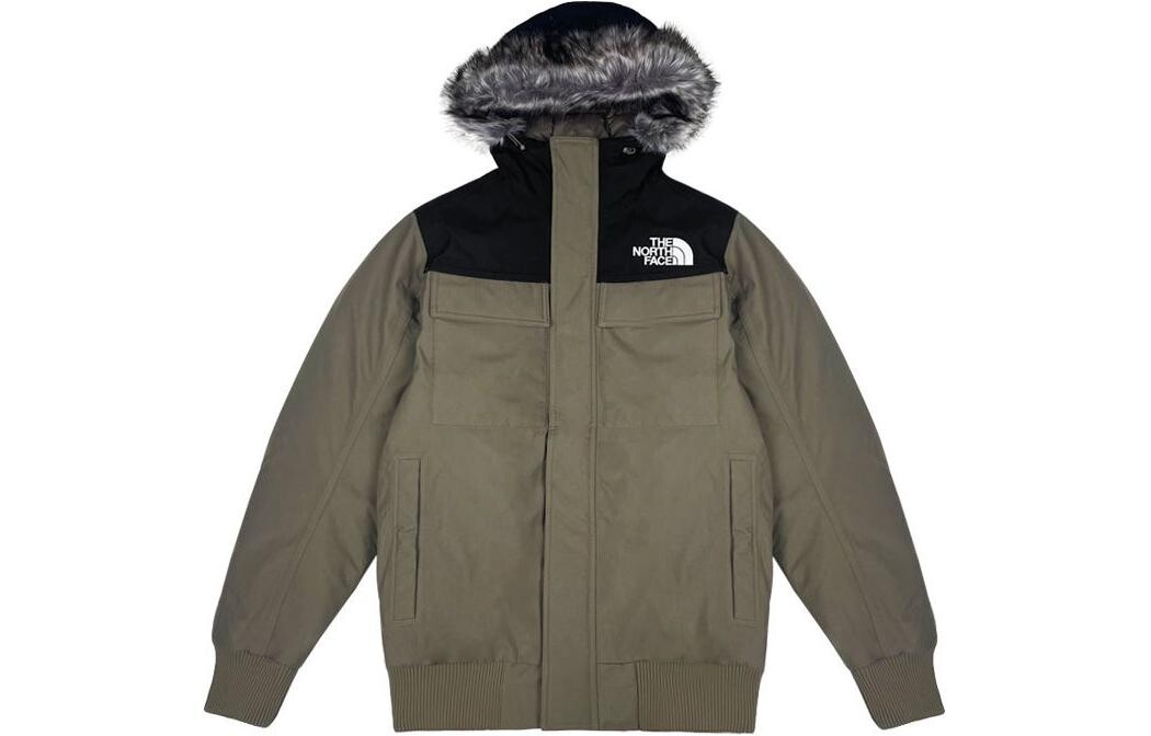 Пуховик мужской хаки Spells черный The North Face, черный