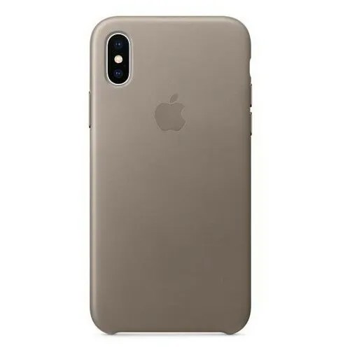 Чехол-накладка Apple кожаный для iPhone X Midnight blue