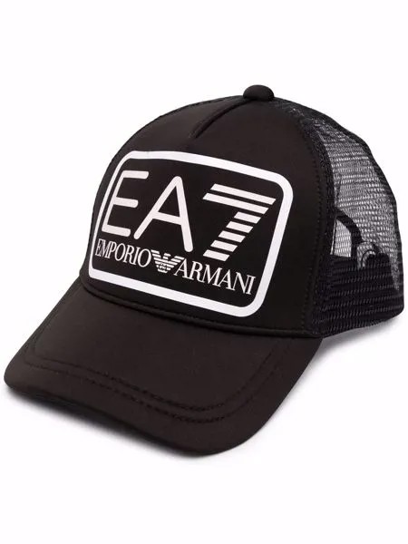 Ea7 Emporio Armani сетчатая кепка с логотипом