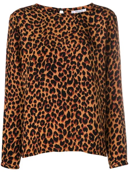 Yves Saint Laurent Pre-Owned блузка с леопардовым принтом