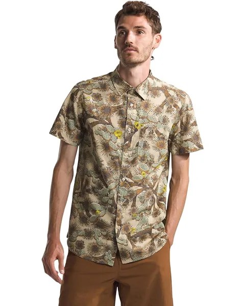 Рубашка The North Face Short Sleeve Baytrail Pattern, цвет Gravel TNF Cactus Camo Print