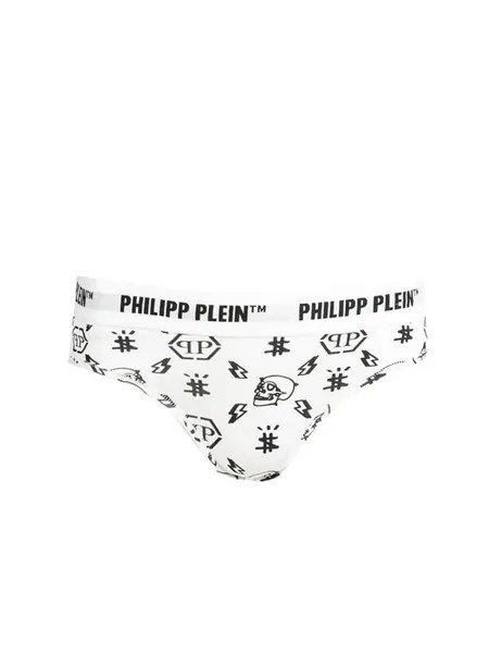 Женские трусы-двойки Philipp Plein, белый