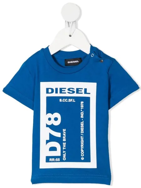 Diesel Kids футболка с принтом D78