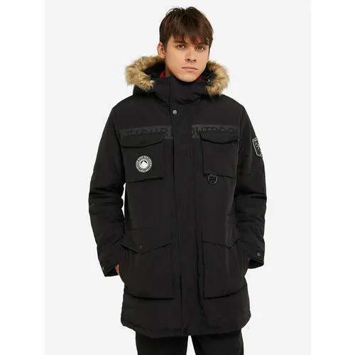 Парка Camel Men's jacket, размер 46, черный