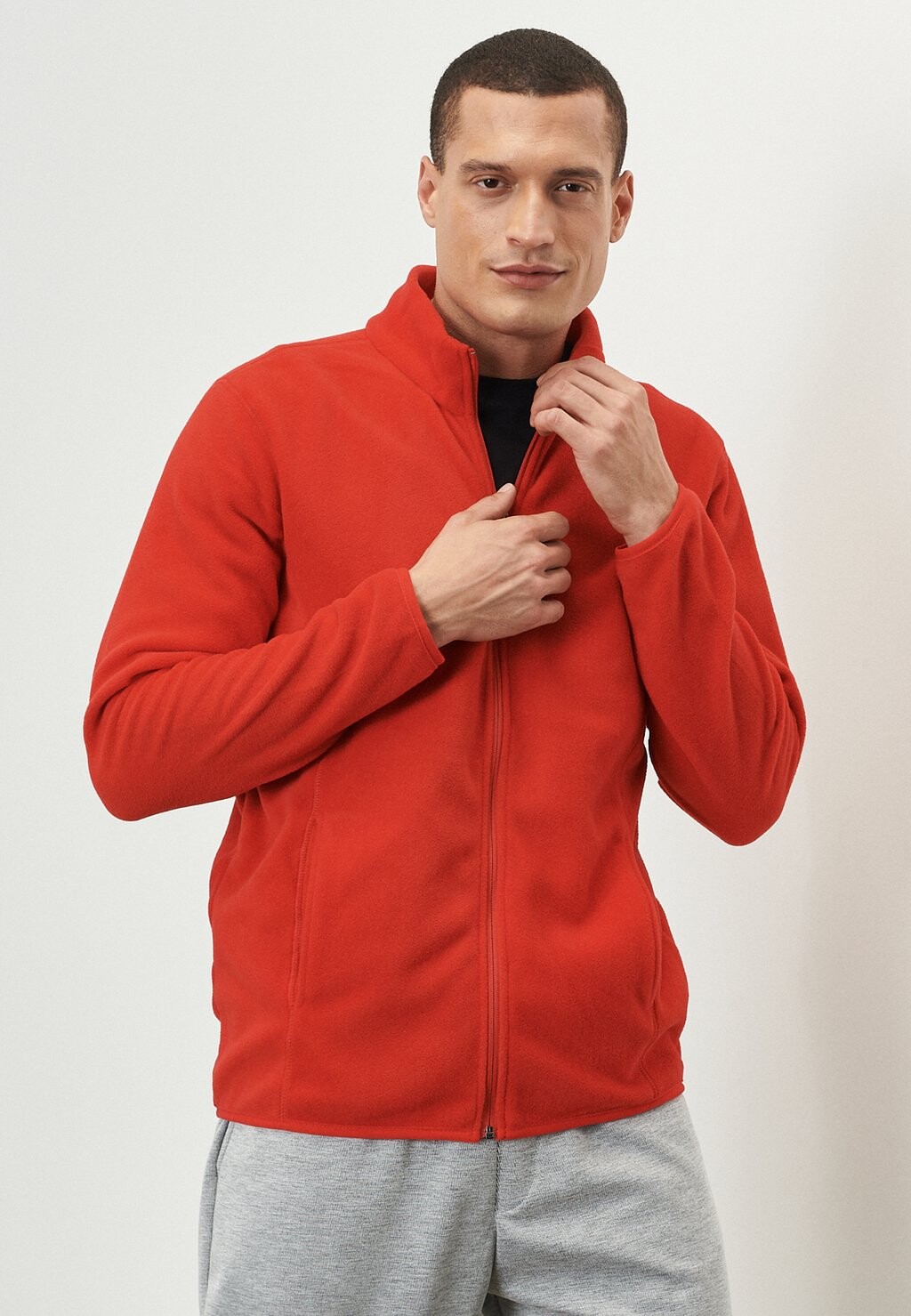 Флисовая куртка STANDARD FIT AC&CO / ALTINYILDIZ CLASSICS, цвет Standard Fit Fleece Sweatshirt
