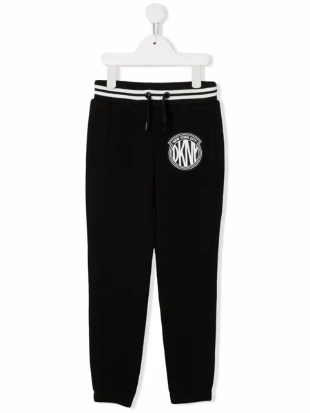 Dkny Kids спортивные брюки с логотипом