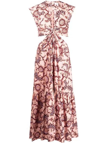 A.L.C. floral-print cut-out dress