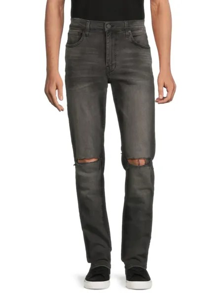 Рваные джинсы узкого кроя Rhys Athletic Joe'S Jeans, серый