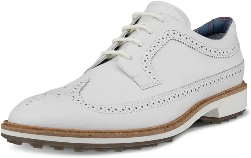 Кроссовки ECCO Golf Classic Hybrid Wing Tip Water Resistant, белый