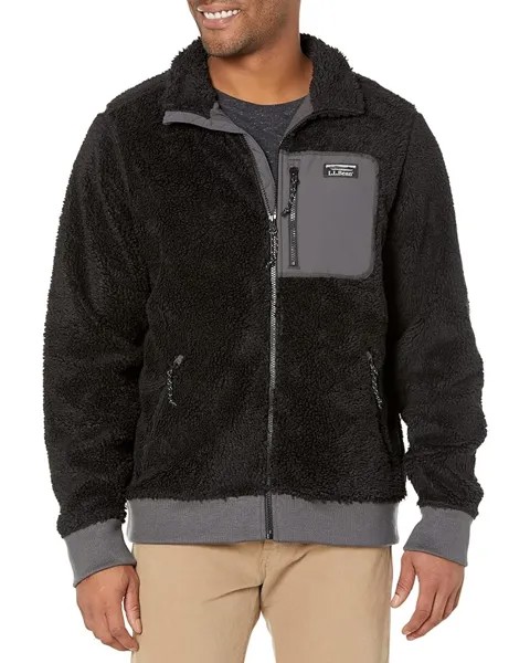 Куртка L.L.Bean Bean's Sherpa Fleece Regular, цвет Black/Alloy Gray