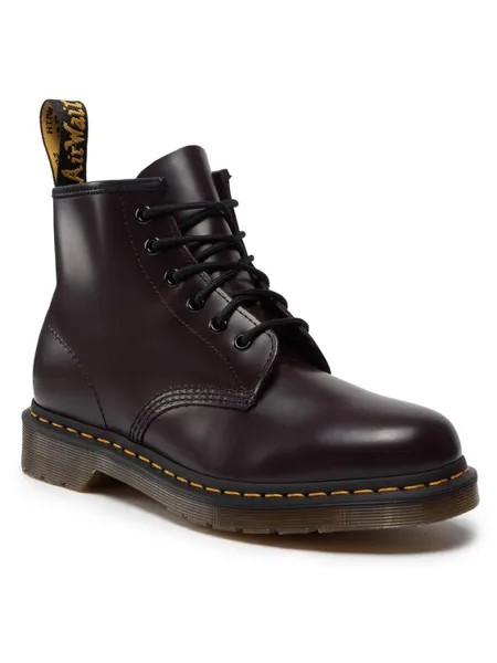 Ботинки на шнуровке Dr. Martens, красный