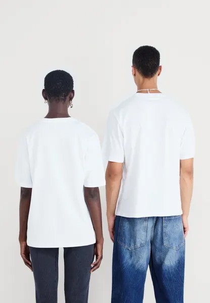 Футболка с набивным рисунком Jorplasma Tee Crew Neck Unisex Jack & Jones, ярко-белая