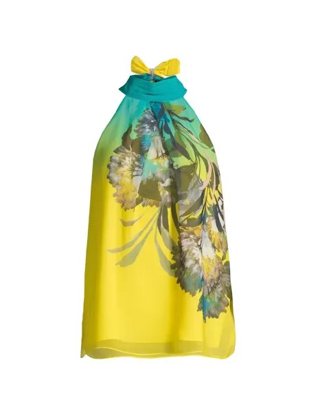 Блузка с цветочным принтом Talulah Ungaro, желтый