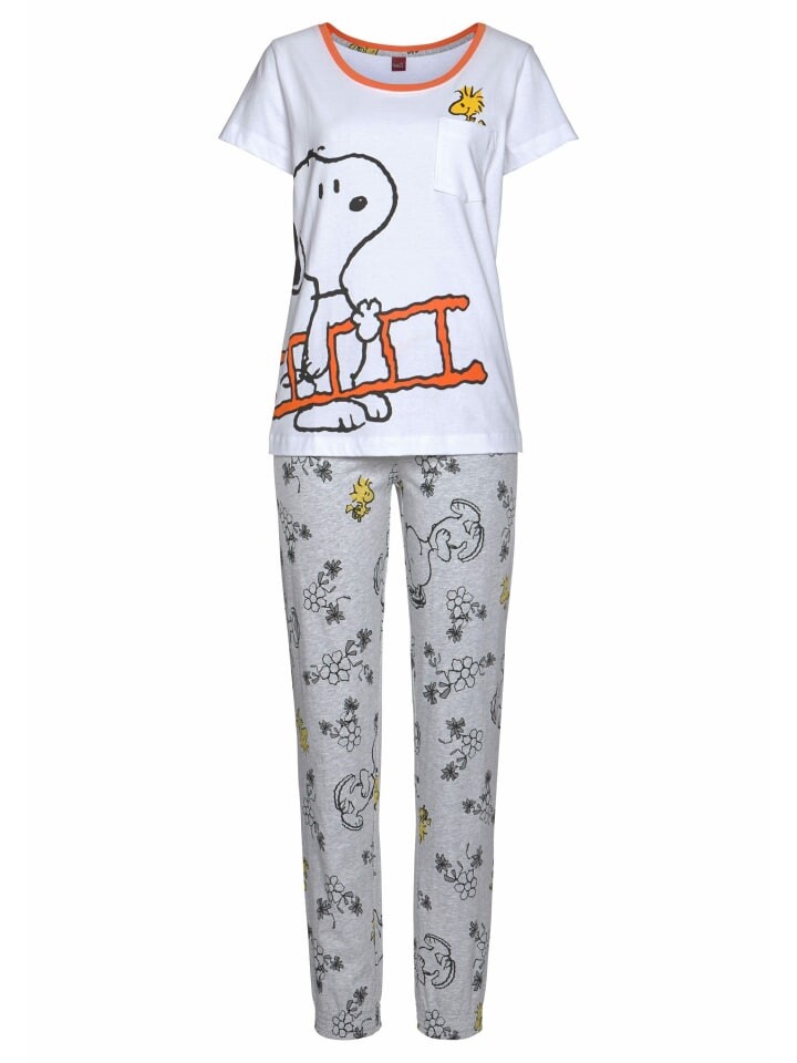 Пижама Peanuts, цвет weiß-grau