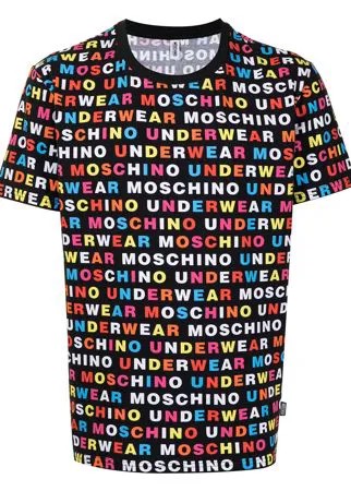 Moschino футболка с логотипом