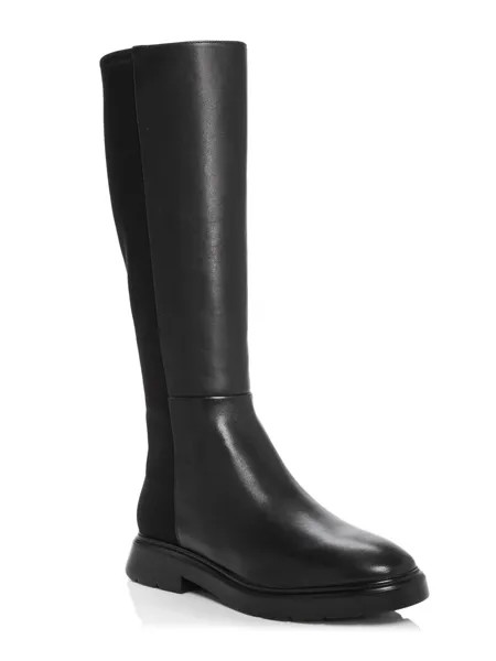 STUART WEITZMAN Женские черные сапоги Mckenzee с круглым носком на блочном каблуке 10,5 B