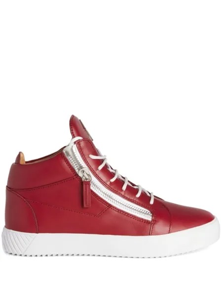 Giuseppe Zanotti кеды Frankie с логотипом, красный